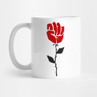 Black Lives Matter Red Flower Mug